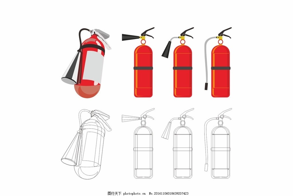 矢量滅火器 智能化消防設(shè)備的新紀(jì)元